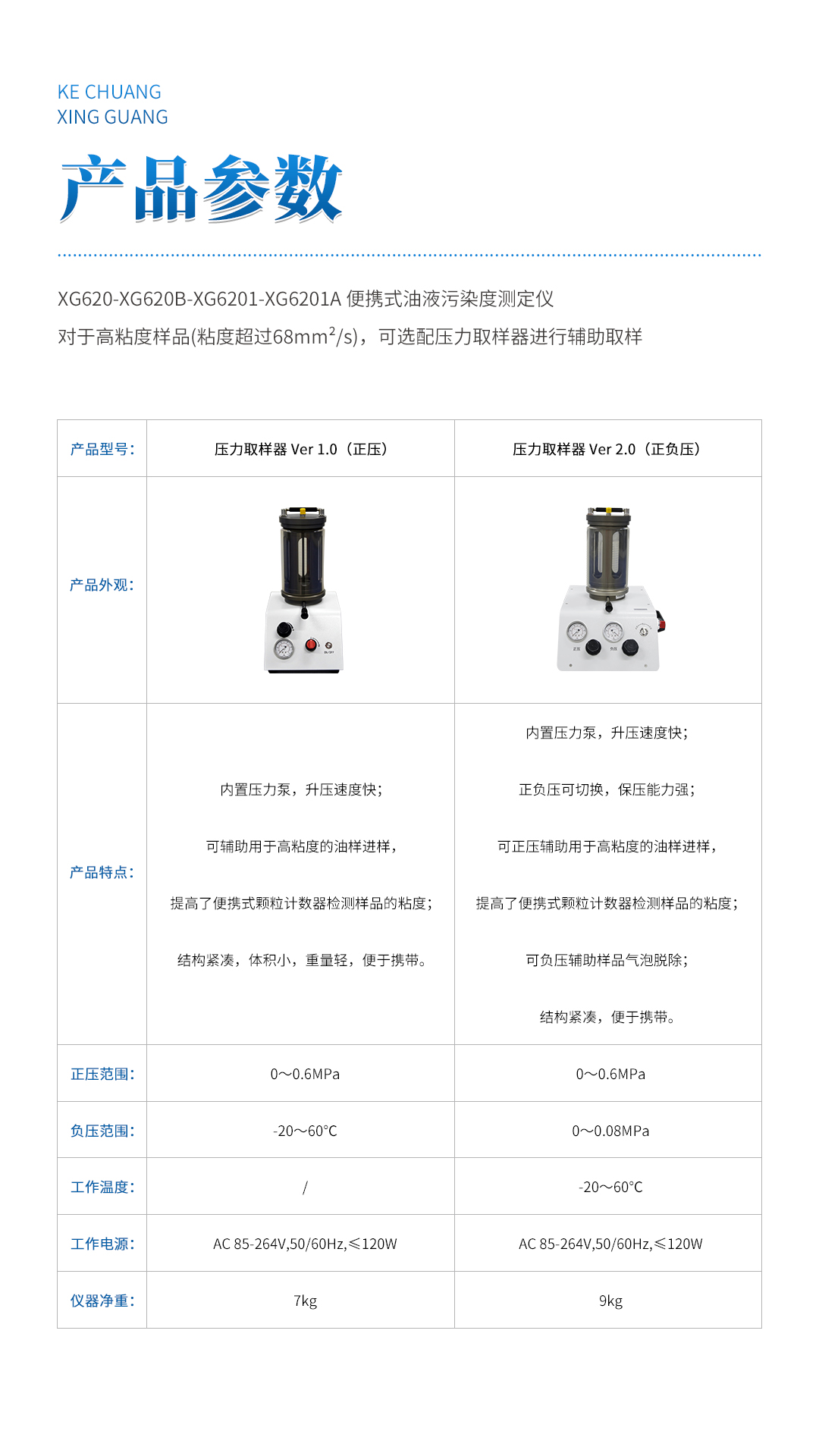 XG6201 便攜式油液污染度測(cè)定儀